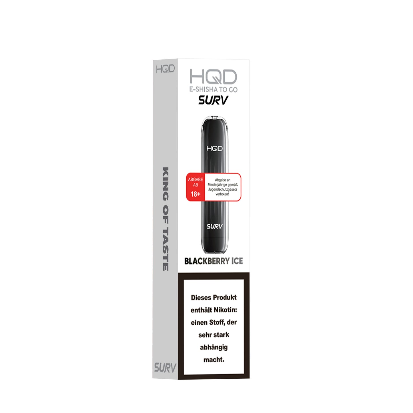 HQD Surv 18mg/ml Blackberry Ice - 10er Pack