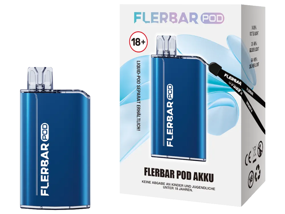 Flerbar Basisgerät Akku für das Pod System - Blau