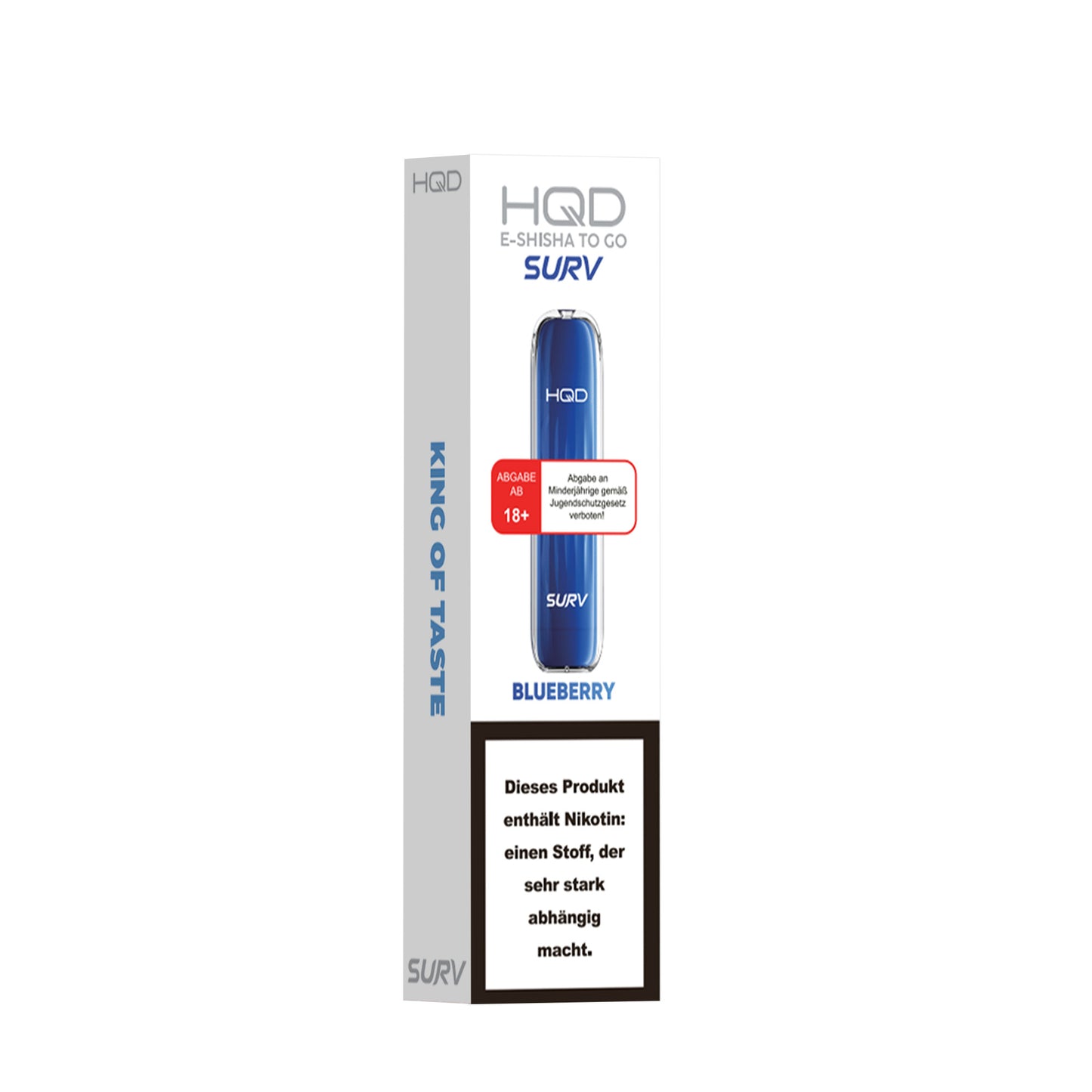 HQD Surv 18mg/ml Blueberry - 10er Pack
