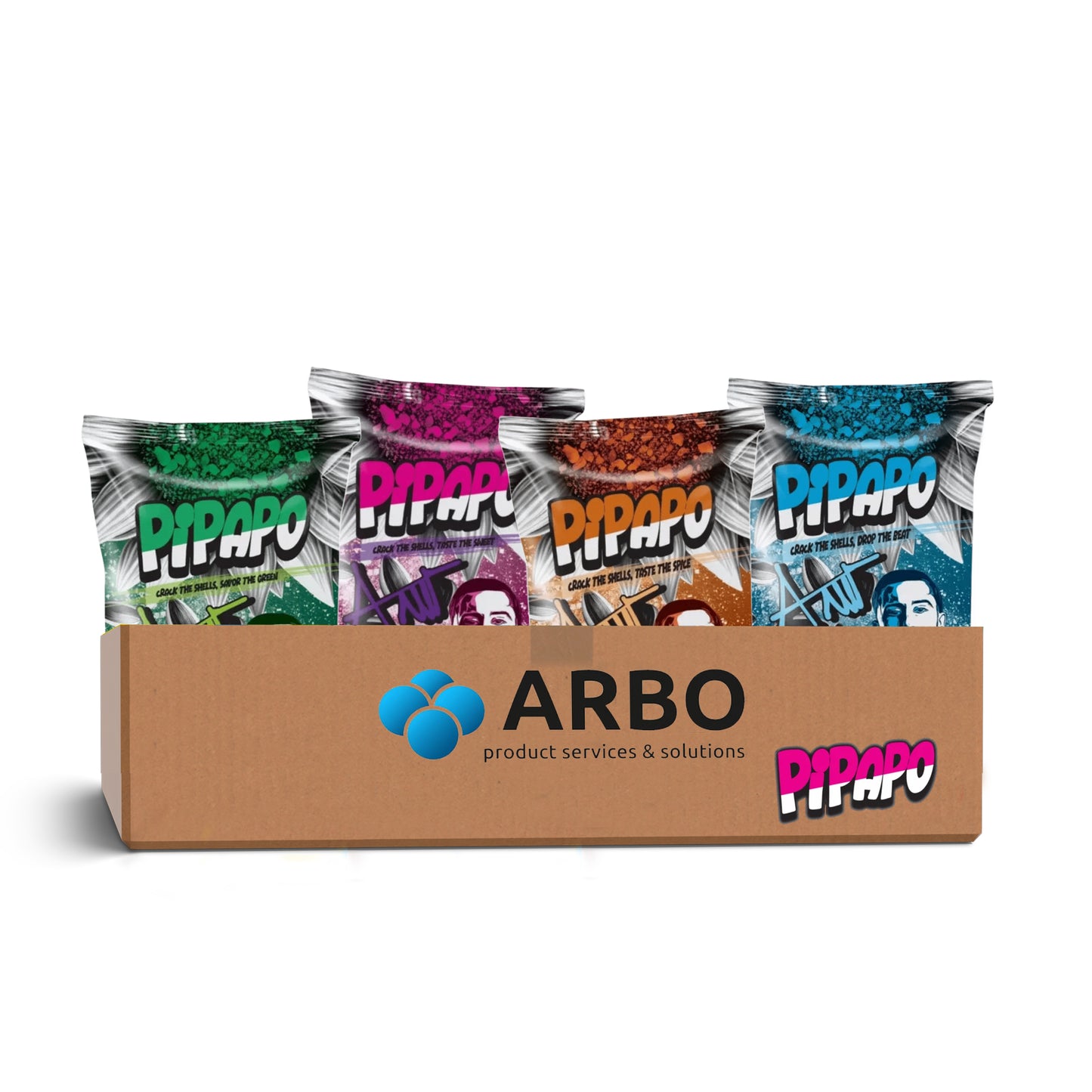 Pipapo Mix-Paket Sonnenblumenkerne 4x100g