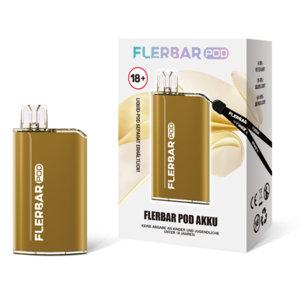 Flerbar Basisgerät Akku für das Pod System - Gold