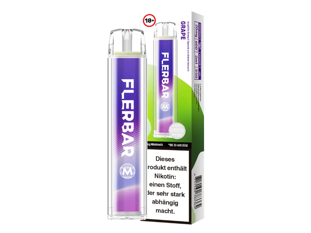 Flerbar M 600 Einweg - Grape - 1er