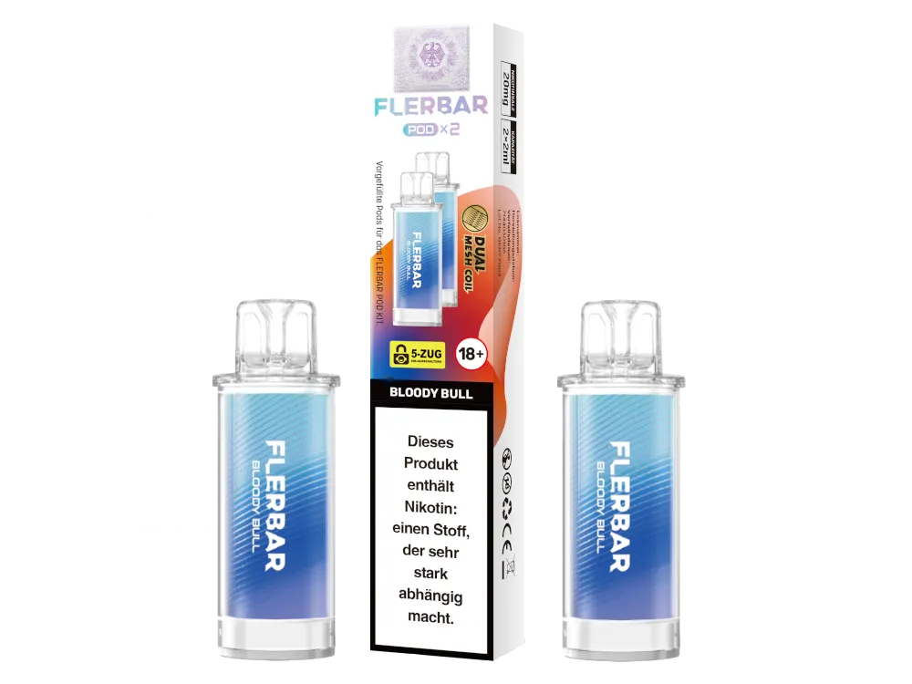 FLERBAR PODS - Bloody Bull 2 x 10er Pack