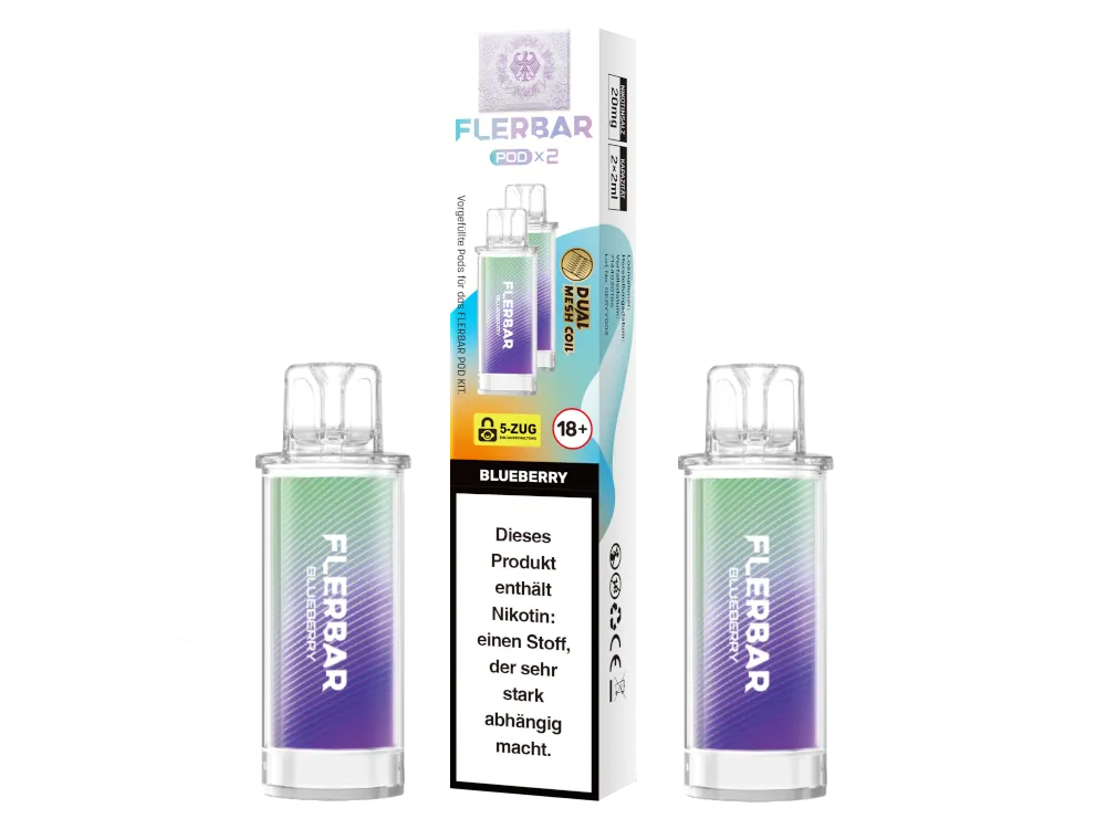 FLERBAR PODS - Blueberry - 2er