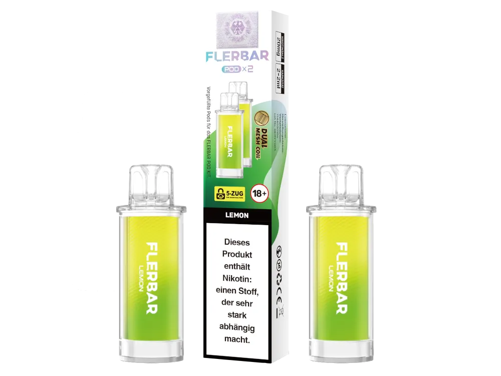 FLERBAR PODS - Lemon 2 x 10er Pack