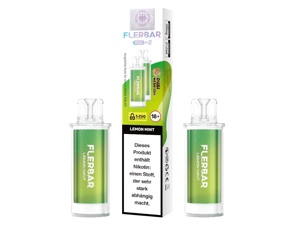 FLERBAR PODS - Lemon Mint - 2er