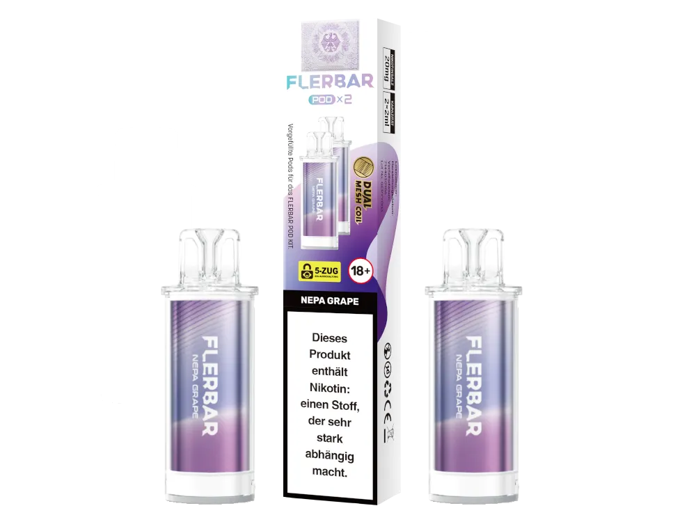 FLERBAR PODS - Nepa Grape - 2er