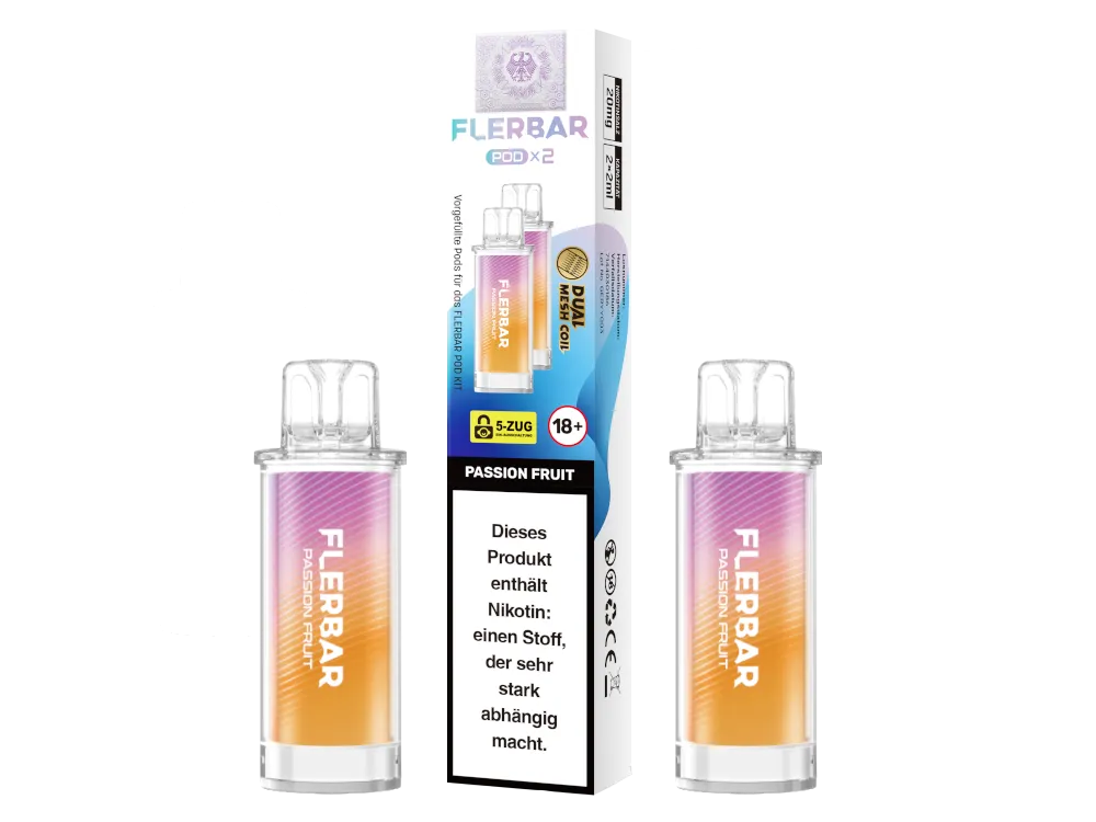 FLERBAR PODS - Passionfruit - 2er