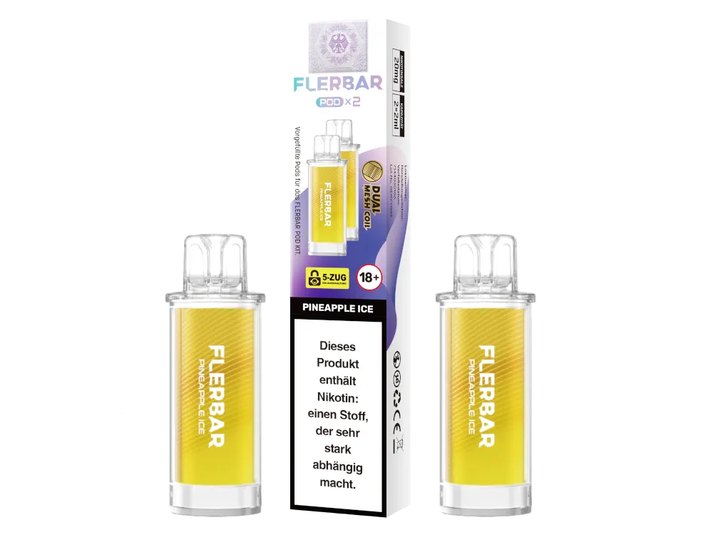 FLERBAR PODS - Pineapple Ice 2 x 10er Pack