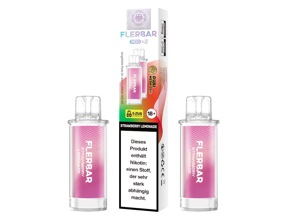 FLERBAR PODS - Strawberry Lemonade - 2er