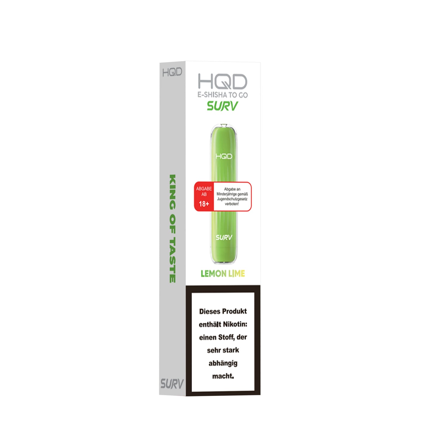HQD Surv 18mg/ml Lemon Lime - 10er Pack