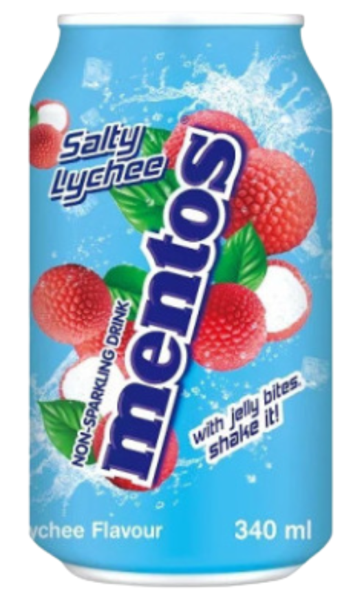 Mentos - Salty Lychee Non Sparkling 340ml - 24er Pack