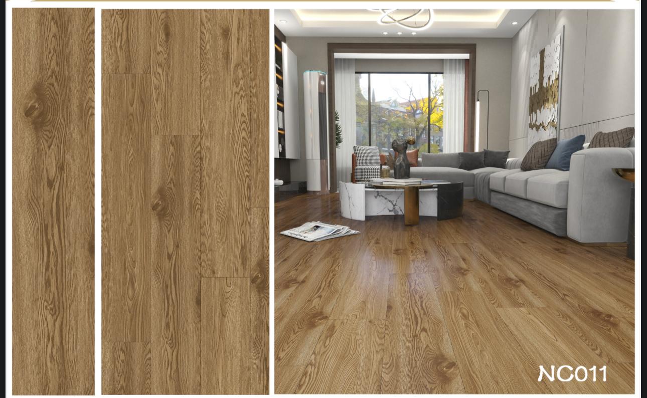 SPC Vinylboden 5,5 mm – Chestnut | Klicksystem, wasserfest, mit Trittschalldämmung