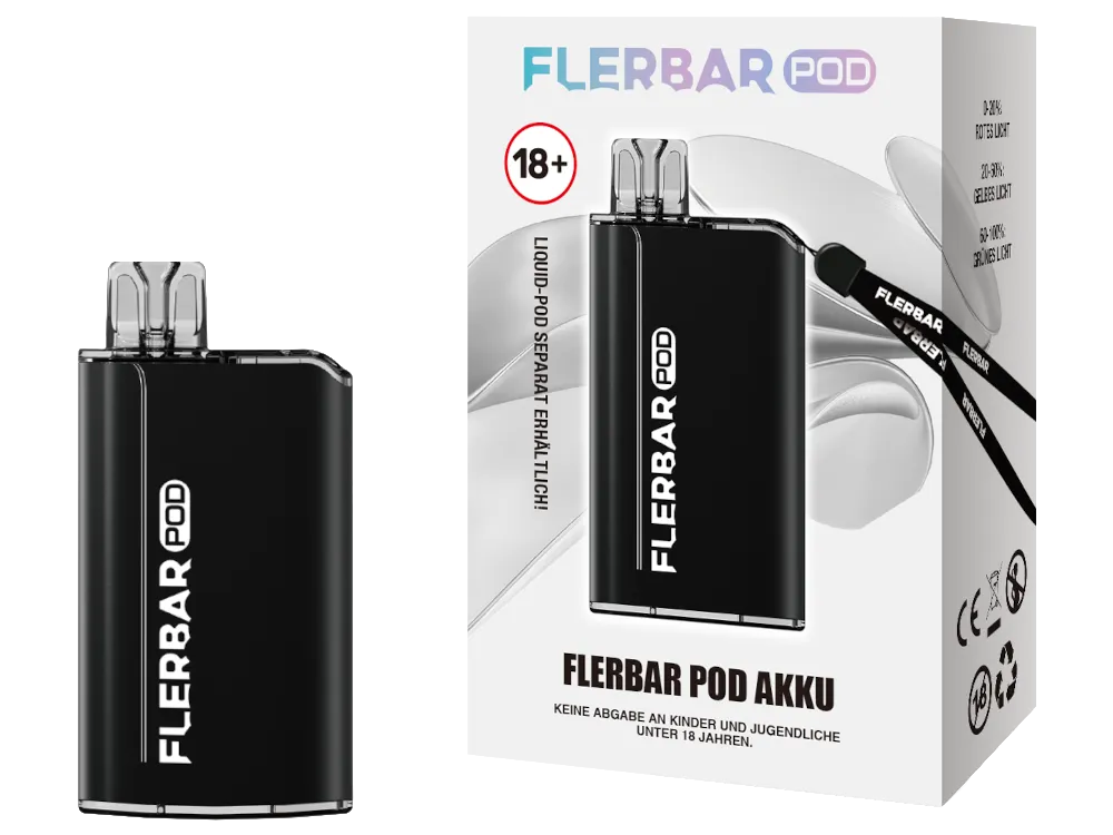 Flerbar Basisgerät Akku für das Pod System - Schwarz