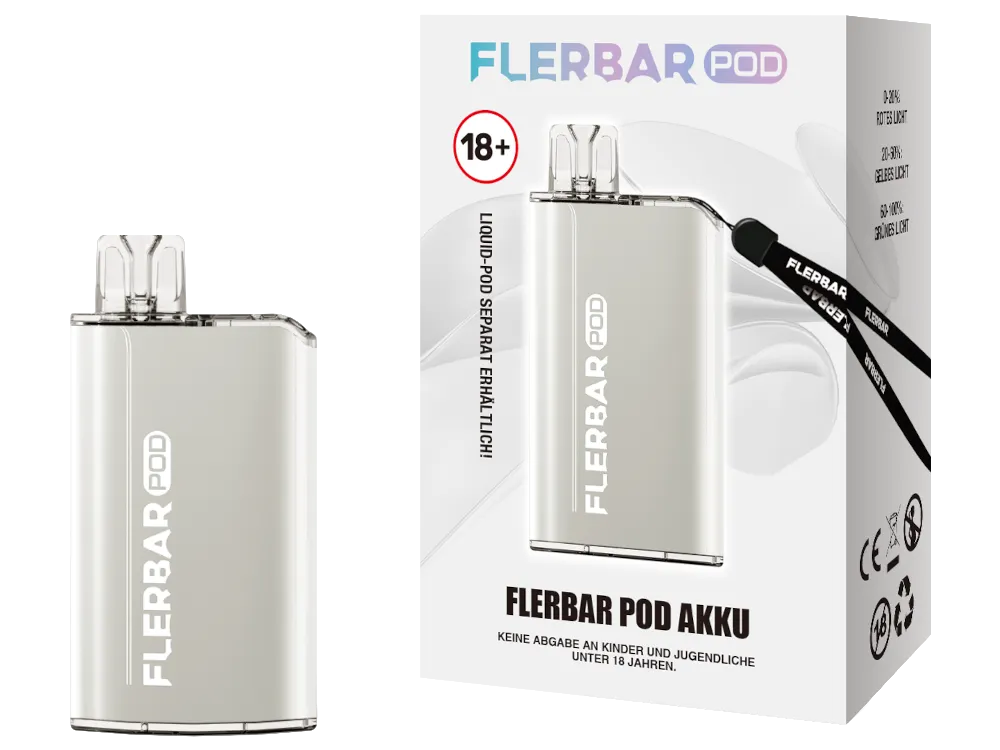 Flerbar Basisgerät Akku für das Pod System - Silber