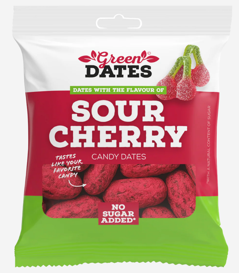 Green Dates - Datteln mit Kirschgeschmack - Sour Cherry 90g
