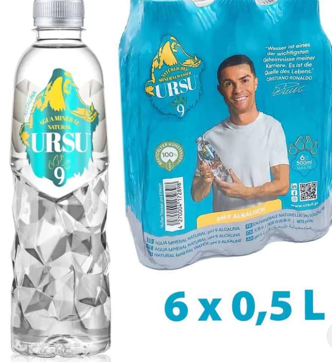 CR7 Ursu Wasser 0,5L inkl. Pfand - 6er Pack