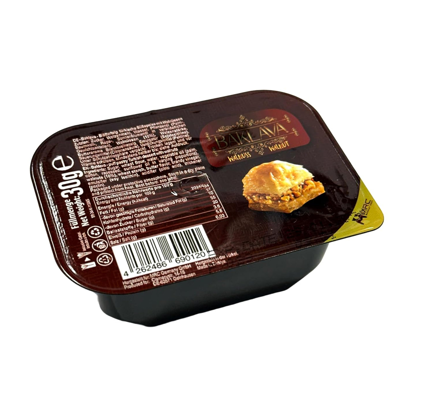 Baklava - Walnuss - Einzelverpackt 30g