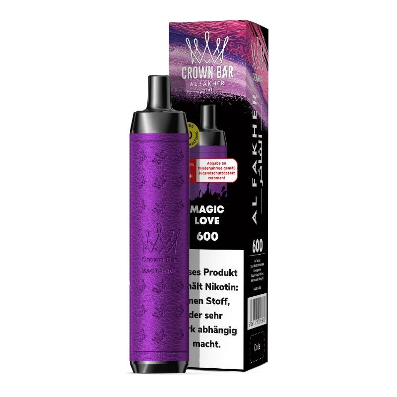 Al Fakher Crown Bar 600 Magic Love - 1er Al Fakher Crown Bar 600 Magic Love - 1er