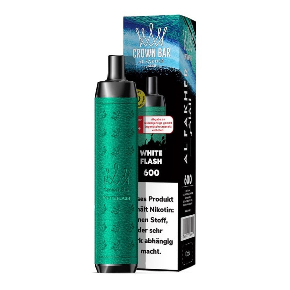 Al Fakher Crown Bar 600 White Flash - 10er