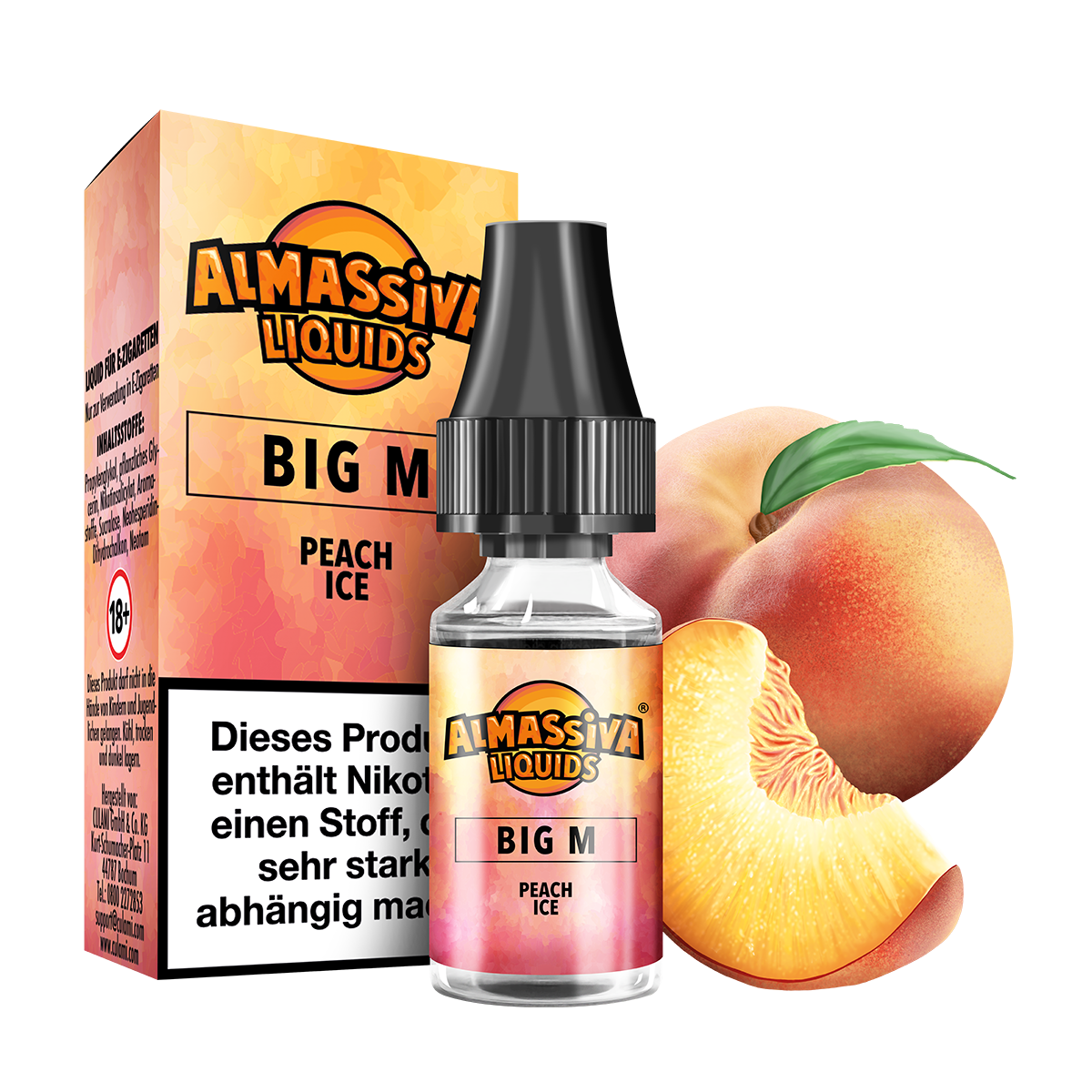 AL MASSIVA Liquid Big M - Peach Ice - 10mg / ml