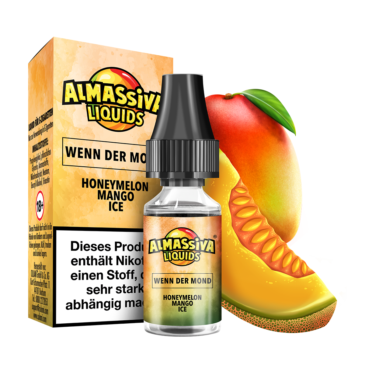 AL MASSIVA Liquid Wenn der Mond - Honigmelone Mango Ice - 10mg / ml