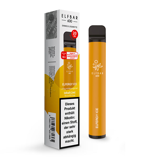 Elfbar 600 V1 20mg Nikotin "Elfergy Ice" - 10er Pack
