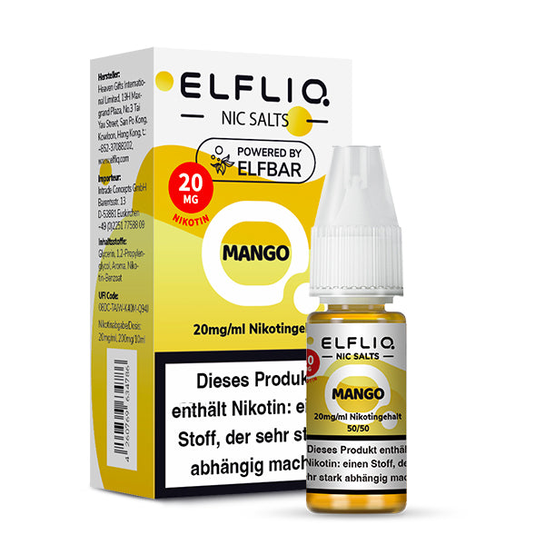 ELFLIQ - Elfbar Liquid - Mango - 10 - 20mg/ml