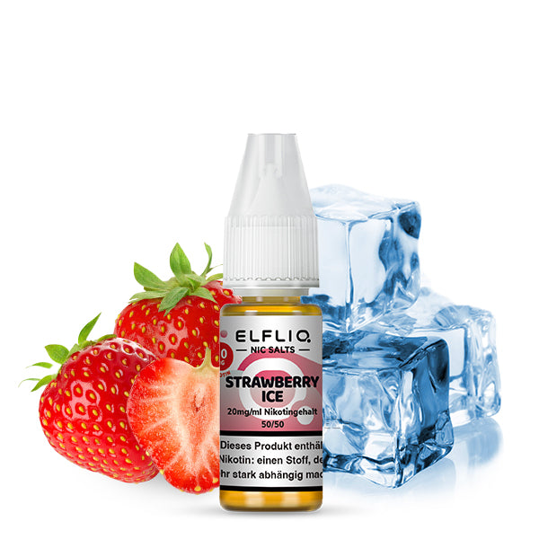 ELFLIQ - Elfbar Liquid - Strawberry ICE - 10 - 20mg/ml