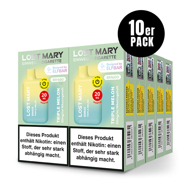 Lost Mary BM600 Triple Melon - 10er Pack