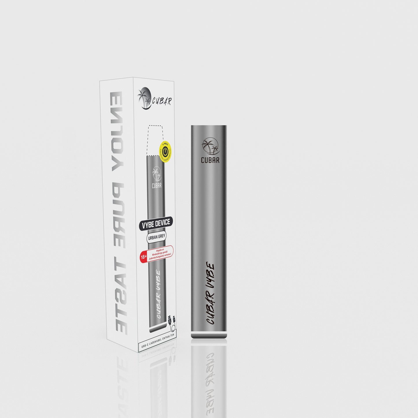 CUBAR Vybe Basisgerät "Urban Grey" - 10er Pack