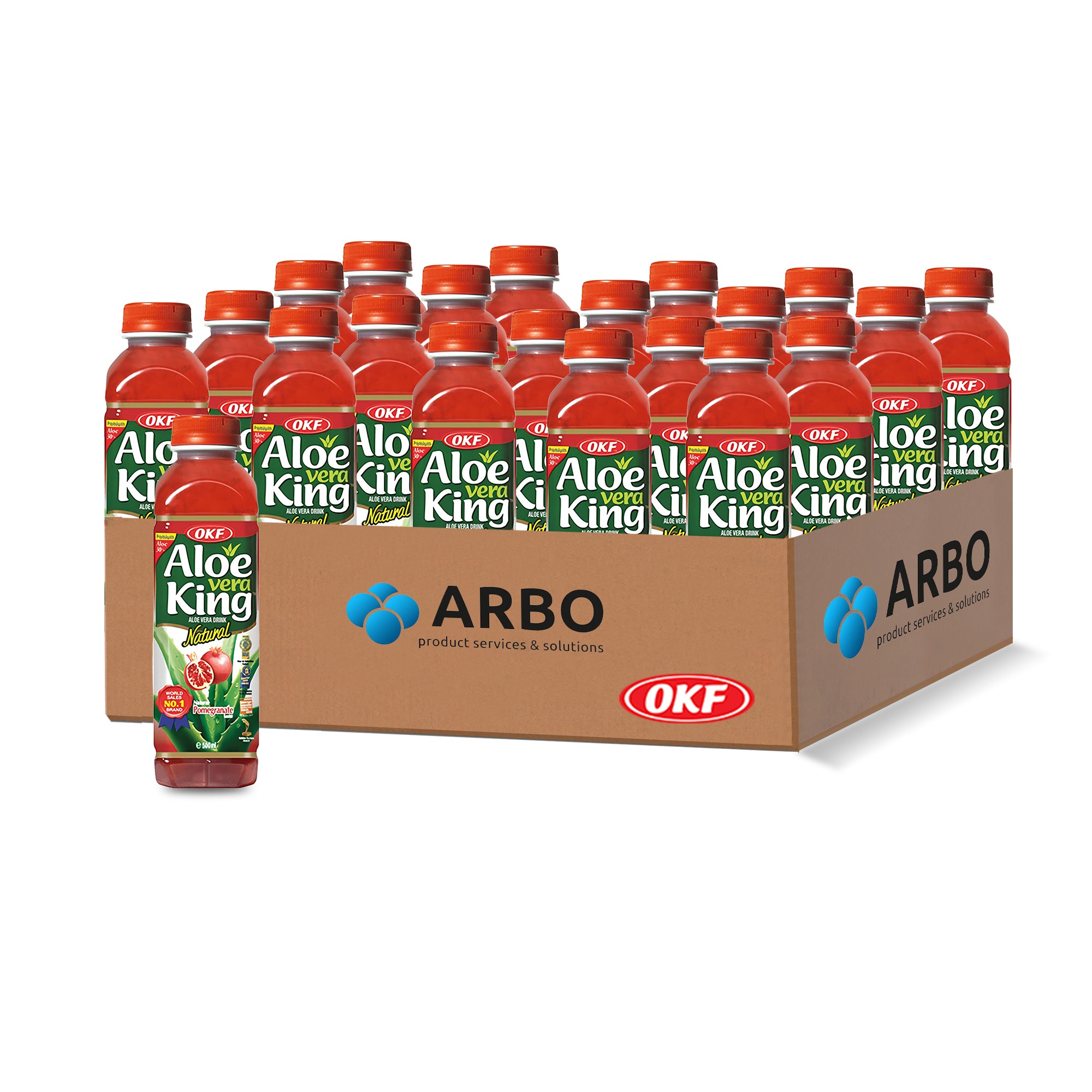 OKF Aloe Vera King – Granatapfel 500 ml