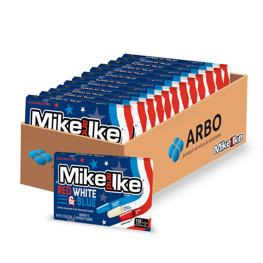 Mike and Ike Red, White & Blue 12x 141g