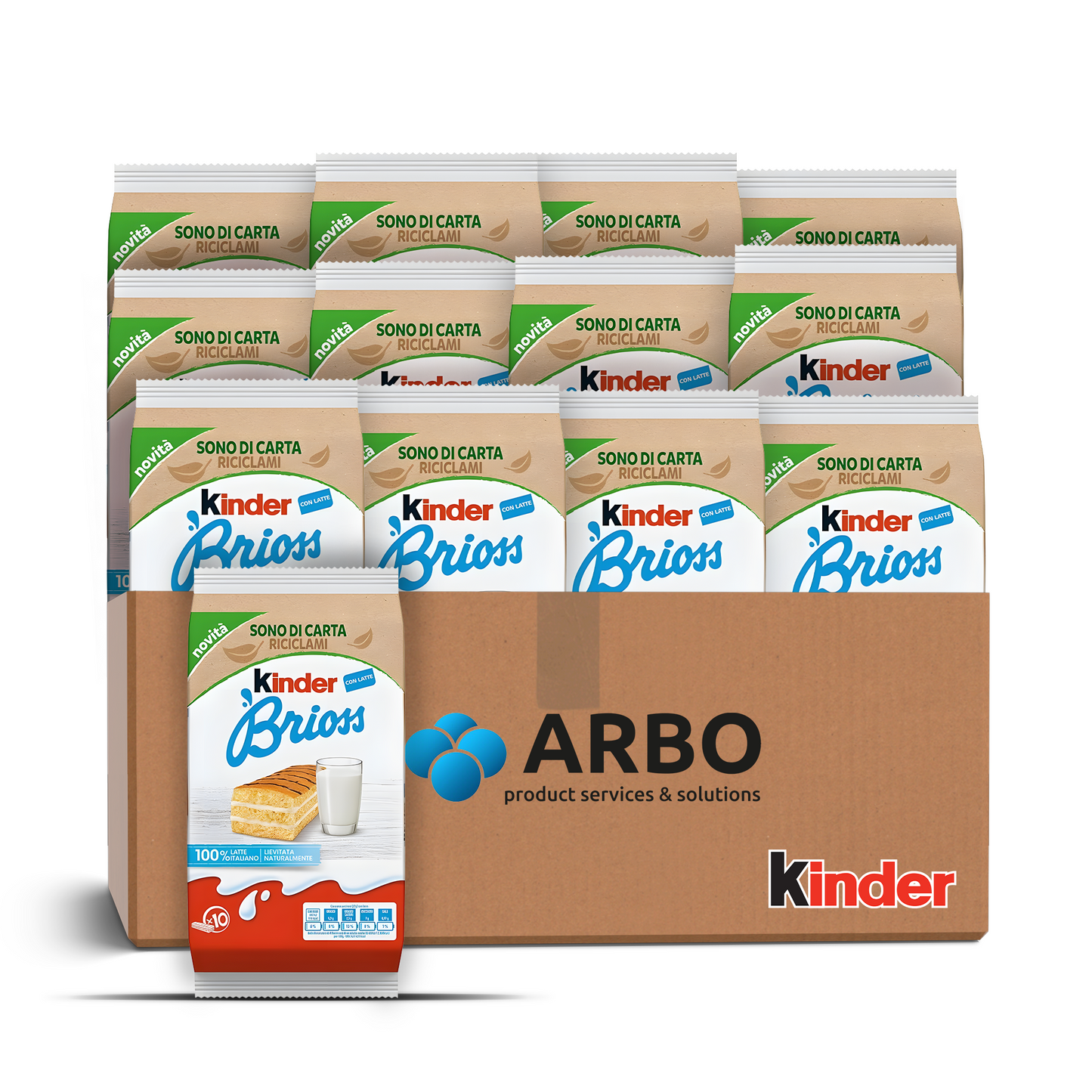 Kinder Brioss Latte 12x270g