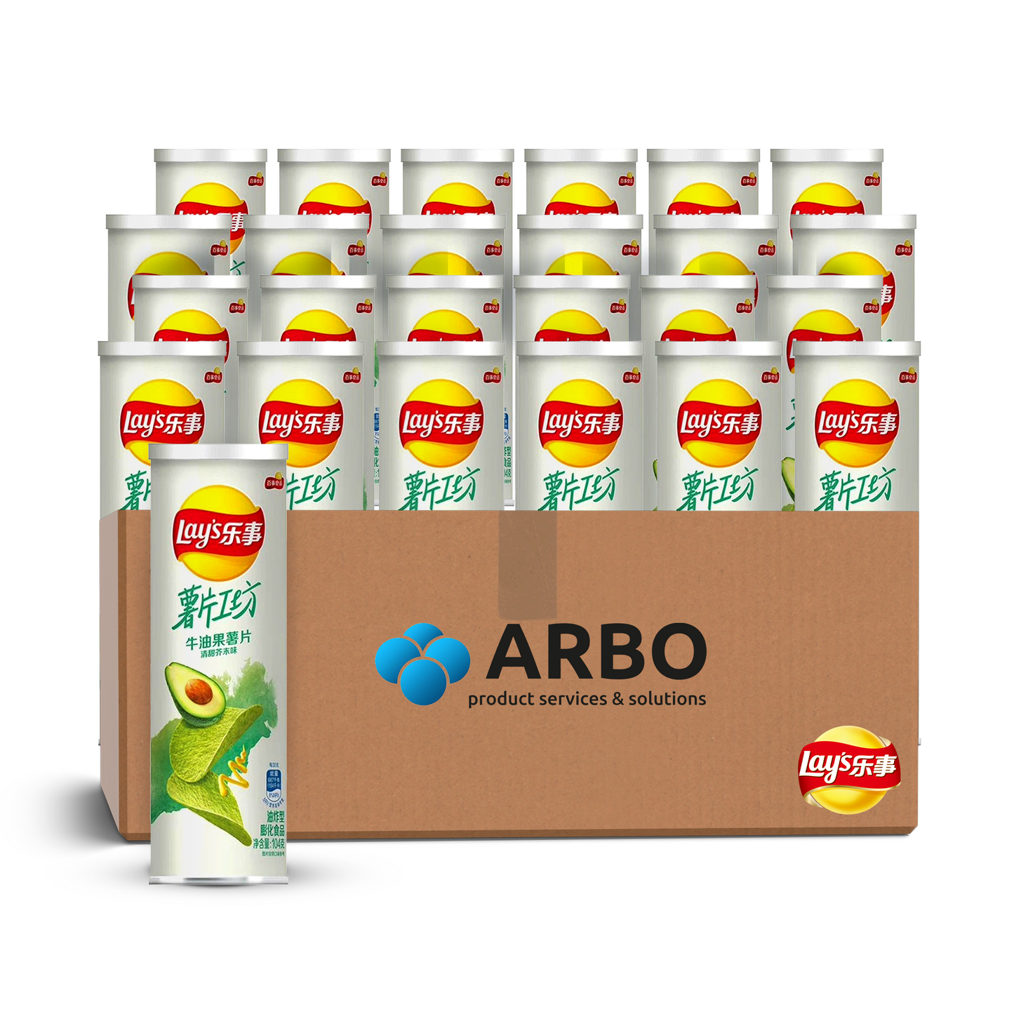 Lays Avocado Sweet Mustard Asia 24x104g