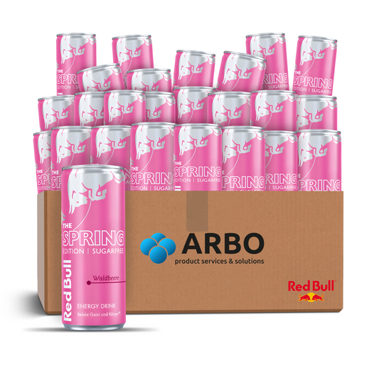 Red Bull Rosa Edition Waldbeere Sugarfree inkl. Pfand! 24x250ml