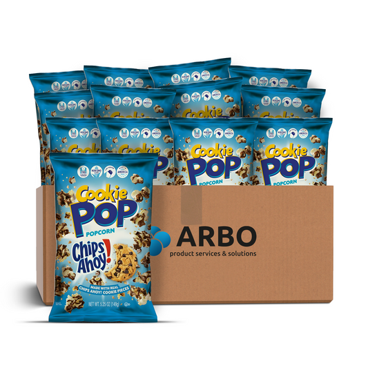 Candy Pop Popcorn Ahoy Chips 12x 149g