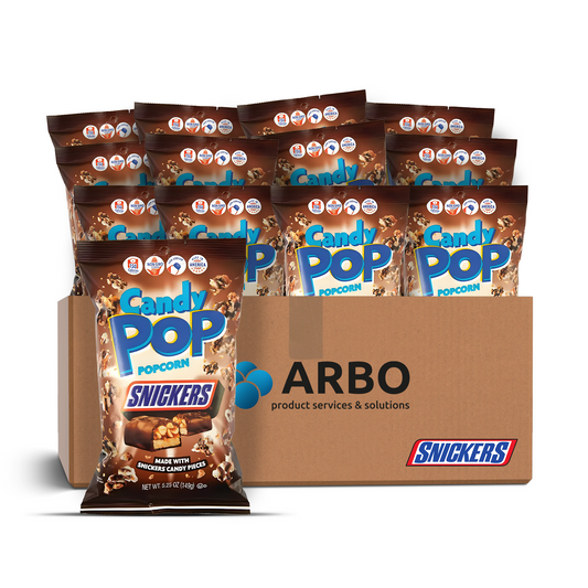 Candy Pop Popcorn Snickers 12x 149g