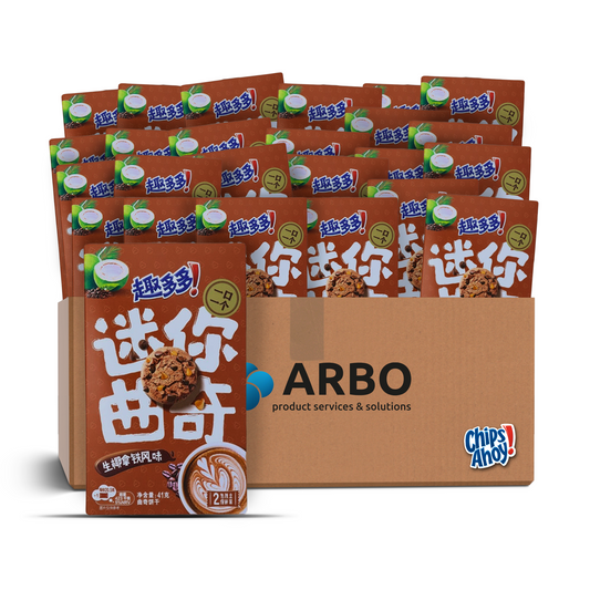 Chips Ahoy Raw Coconut Latte Asia 41g - 24er Pack