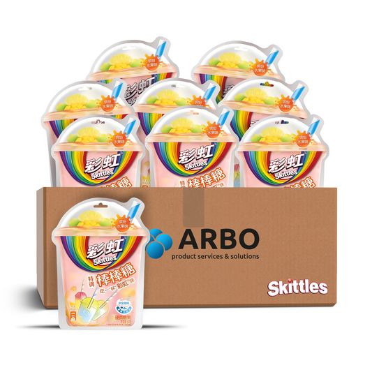 Skittles Mixed Fruit Lollipops Asia 8x54g