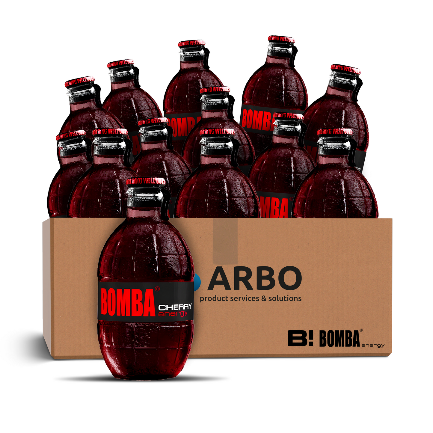 Bomba Energy Drink Cherry 12x 250ml