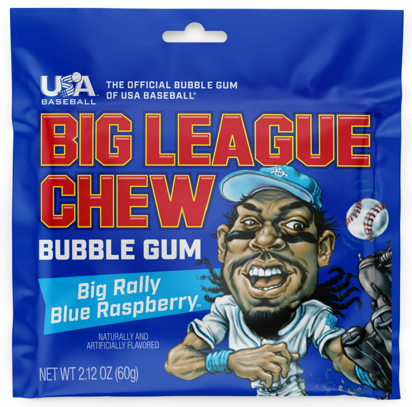 Big League Chew – Blue Raspberry Kaugummi 60 g