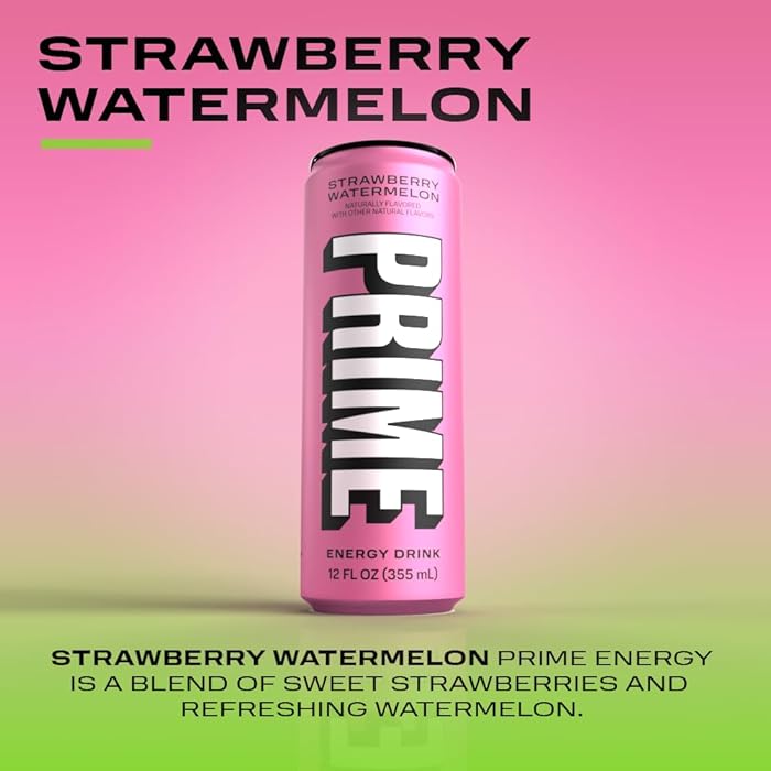 Prime Energy Strawberry Watermelon 24x 355ml