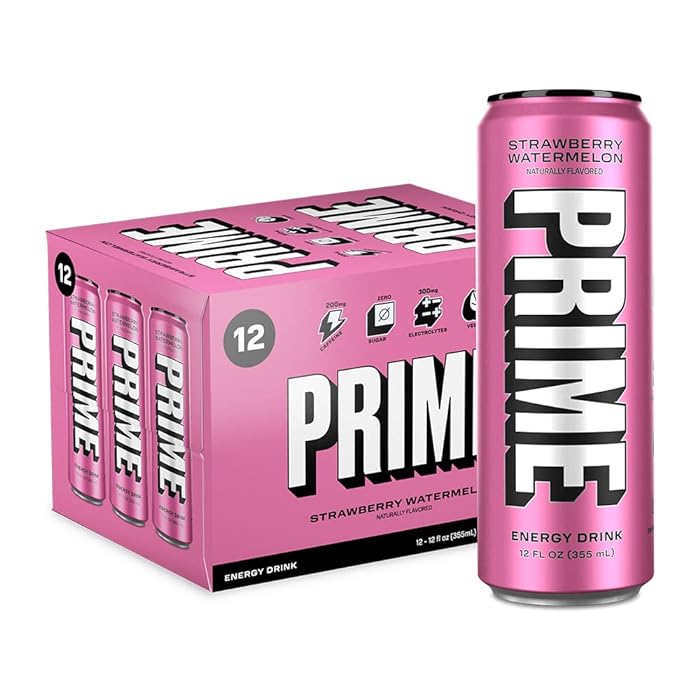 Prime Energy Strawberry Watermelon 24x 355ml