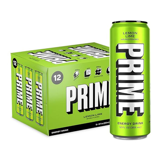 Prime Energy Lemon Lime 24x 355ml