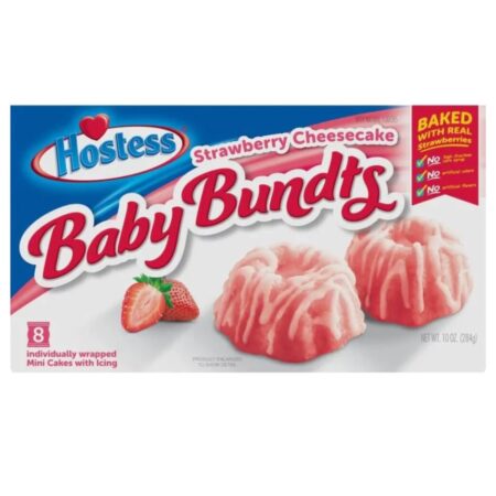 Hostess - Baby Bundts Strawberry 6x 284g