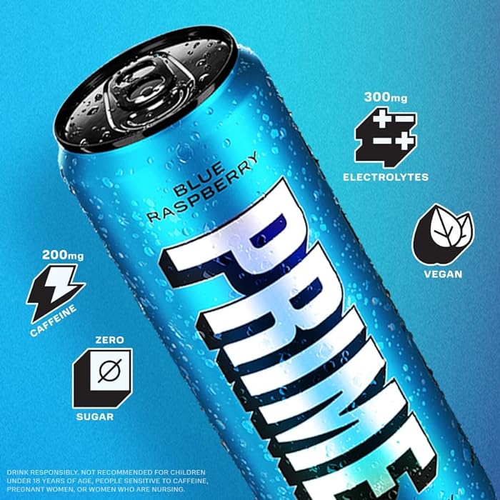 Prime Energy Blue Raspberry 24x 355ml