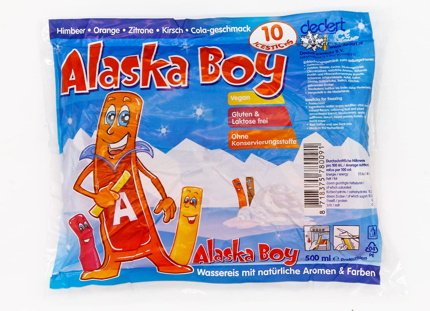 Alaska Boy Wassereis 50ml 10x20 Stück