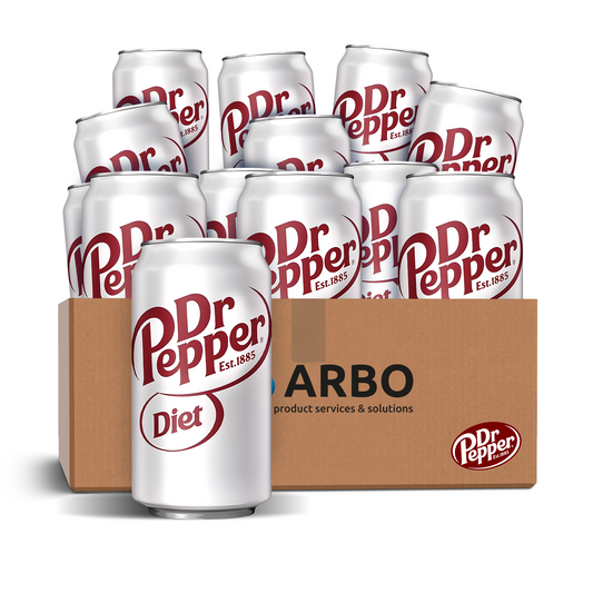 Dr Pepper Diet Soda 12x 355ml