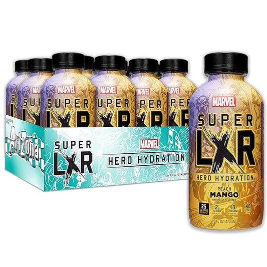 Arizona X Marvel Super LXR Peach Mango 12x473ml